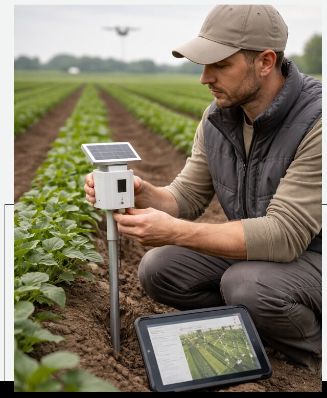 IoT мониторинг сельскохозяйственных полей и контроля в Североуральске